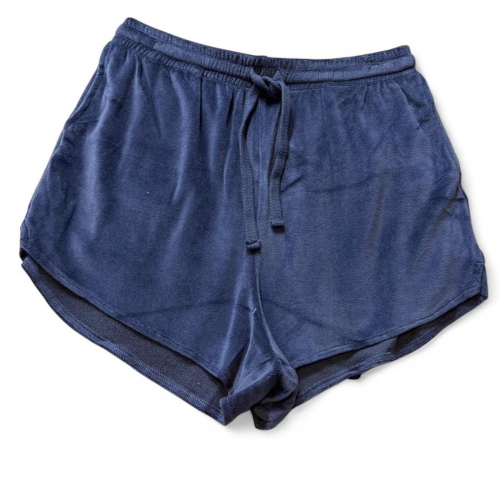 Vitamin A‎ Navy Velour Shorts